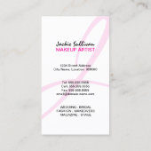 Bunter Strudel-Maskenbildner Visitenkarte (Rückseite)