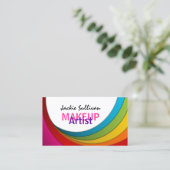 Bunter Strudel-Maskenbildner Visitenkarte (Stehend Vorderseite)