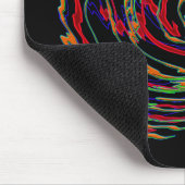 Bunter Strudel Mousepad (Ecke)