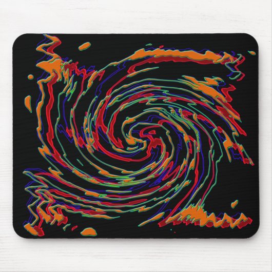 Bunter Strudel Mousepad (Vorne)