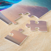 Bunter Süßer Mops Mit Regenbogen Puzzle (Seite)