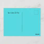 Bunter Tag der Erde Jeden Tag Postkarte (Rückseite)