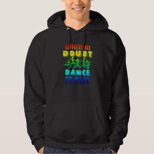 Bunter Tanzinstruktor Tanzend Tanzlehrer Hoodie