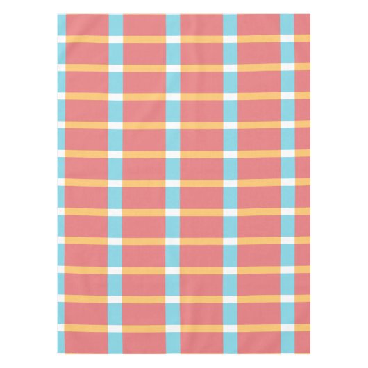 Bunter Tartan-kariertes Muster Tischdecke (Vorderseite)