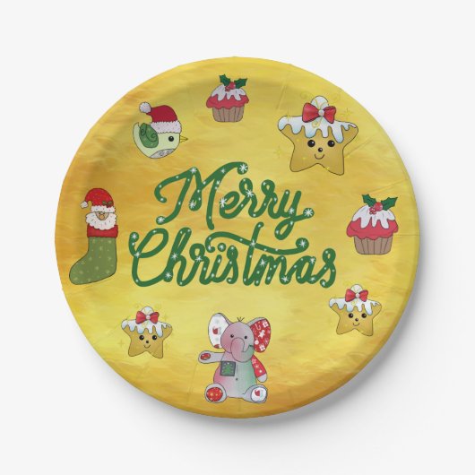 Bunter Teller (Vorderseite)