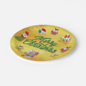 Bunter Teller (Schrägansicht)