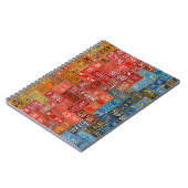 Bunter Teller von allen 50 Staaten Notizblock (Linke Seite)