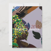 bunter thailändischer Kulturriese am Fluss Chao ph Einladung (Vorderseite)