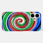 bunter Tornado Case-Mate iPhone Hülle (Rückseite (Horizontal))