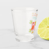 Bunter Toucan Vogel Mahalo Schnapsglas (Links)