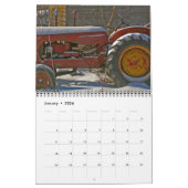 Bunter Traktor-Kalender: Fertigen Sie Jahr Kalender (Jan 2026)