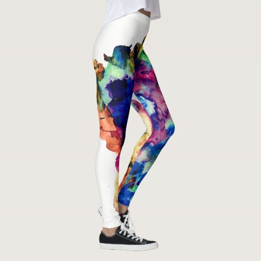 Bunter Trendy abstrakter Leggings (Rechts)