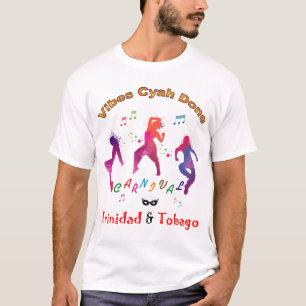 Bunter Trinidad und Tobago-Karneval T-Shirt