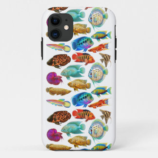 Bunter tropischer Aquarium-Fische iPhone Kasten Case-Mate iPhone Hülle