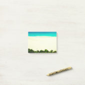 Bunter tropischer Strand Post-it Klebezettel (Auf Schreibtisch)