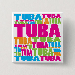 Bunter Tuba Button