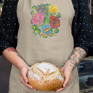 bunter ungarischer Blume Schürze