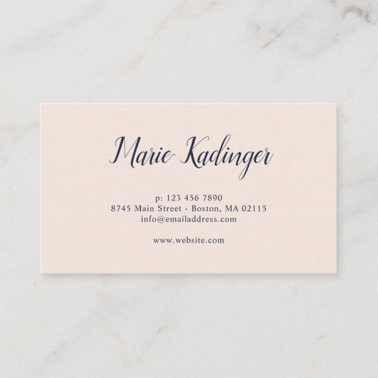 Bunter üppiger Blumen-Blumenstrauß Visitenkarte (Rückseite)