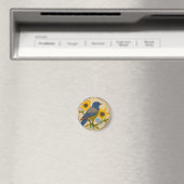 Bunter Vogel Magnet (In Situ (Geschirrspüler))