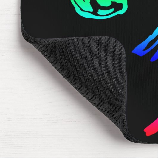 Bunter Vogel Mousepad (Ecke)