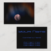 Bunter voller Mondmond-Regenbogen-Himmel Visitenkarte (Vorne/Hinten)