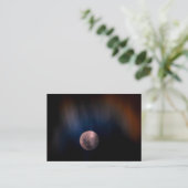 Bunter voller Mondmond-Regenbogen-Himmel Visitenkarte (Stehend Vorderseite)