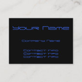 Bunter voller Mondmond-Regenbogen-Himmel Visitenkarte (Rückseite)