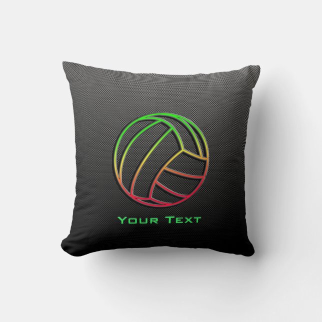 Bunter Volleyball Kissen (Vorderseite)