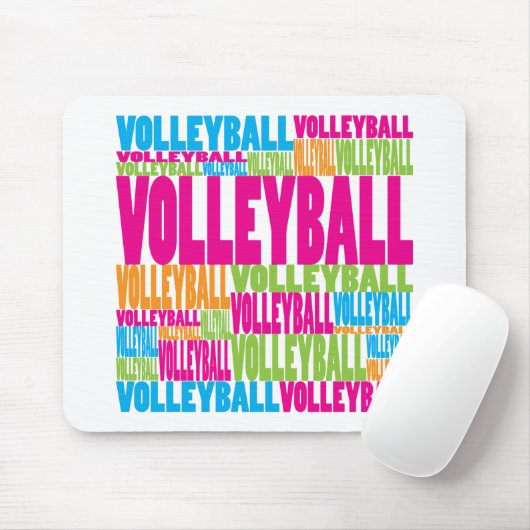 Bunter Volleyball Mousepad (Mit Mouse)
