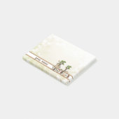 bunter Waldlauf Post-it Klebezettel (angewinkelt)