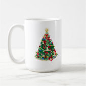 Bunter Weihnachtsbaum: Vektorkunst: Kaffeetasse (Links)