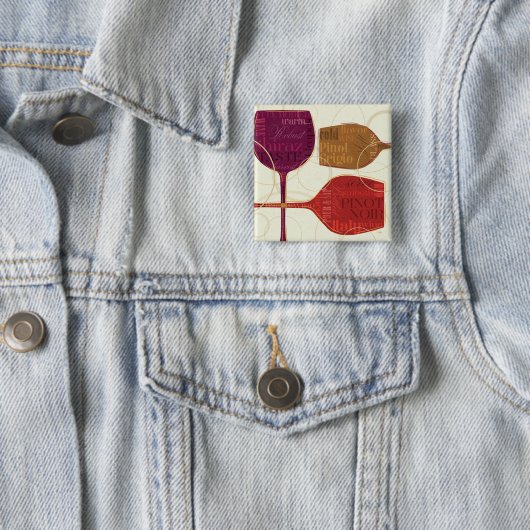 Bunter Wein Button (Beispiel)