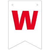 Bunter Wille heiraten Sie mich - Flaggen-Flaggen Wimpelkette (Zweite Fahne)