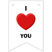 Bunter Wille heiraten Sie mich - Flaggen-Flaggen Wimpelkette (Erste Fahne)