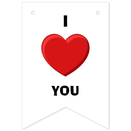 Bunter Wille heiraten Sie mich - Flaggen-Flaggen Wimpelkette (Erste Fahne)