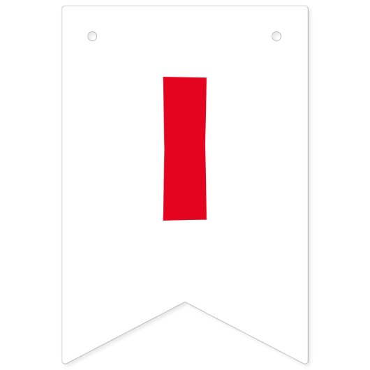 Bunter Wille heiraten Sie mich - Flaggen-Flaggen Wimpelkette (Dritte Fahne)