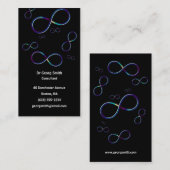 Bunter Wissenschaftler der Unendlichkeits-| Visitenkarte (Vorne/Hinten)