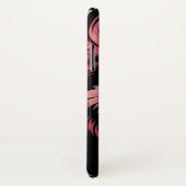 bunter Wolf auf schwarzem Hintergrund Case-Mate iPhone Hülle (Hinten/Rechts)