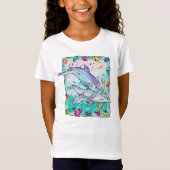 Bunter, wunderlicher Delphin-T - Shirt (Vorderseite)