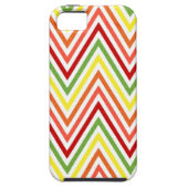 Bunter Zickzack-Zickzack Muster Case-Mate iPhone Hülle (Rückseite)