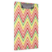 Bunter Zickzack-Zickzack Muster Klemmbrett (Rechts)