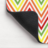 Bunter Zickzack-Zickzack Muster Mousepad (Ecke)