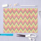 Bunter Zickzack-Zickzack Muster Seidenpapier (Handwerk)