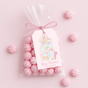 Bunter Zuckerbäckerei-Haus-Keks Geschenkanhänger