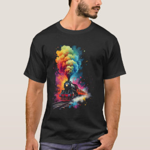 Bunter Zug T-Shirt