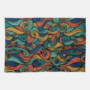 Bunters Wollmuster Paisley Geschirrtuch