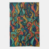 Bunters Wollmuster Paisley Geschirrtuch (Vertikal)