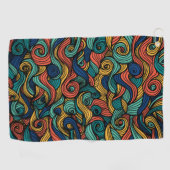 Bunters Wollmuster Paisley Golfhandtuch (Horizontal)