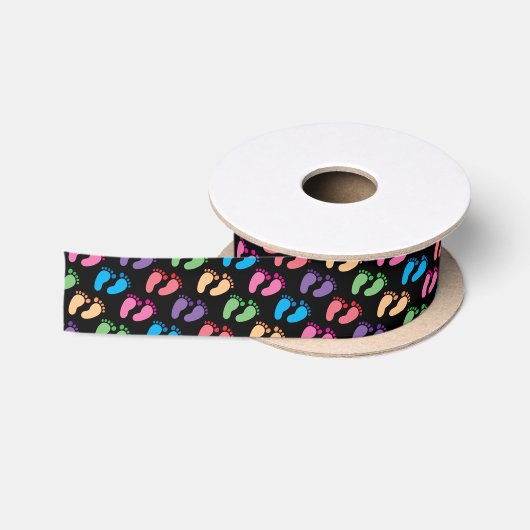 Buntes Abdruck-Band Satinband (Spule)
