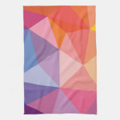 Buntes abstraktes Dreieck-Muster Handtuch (Vertikal)